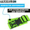 TRAVELOX Luggage Strap Luggage Strap Luggage Tag Luggage Lock Luggage Tag Green