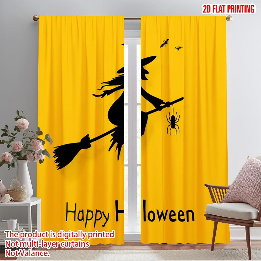 

2pcs,2D plane printing Popular Curtains halloween ghost (9) Versatile Polyester Fabric (without rod) Outdoor Decorations Ldeal 105.00×229.99 cm 2pcs