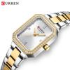 CURREN Women Watch Quartz Watch for Ladies Simple Elegant Dress Wristwatch Stainless Steel Waterproof Luminous Women's Watches