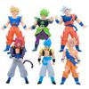 Anime Dragon Ball Z Super Saiyan Son Goku Broly Gogeta Vegeta PVC Action Figures Statue Collectible Model Kids Toys Doll Gifts