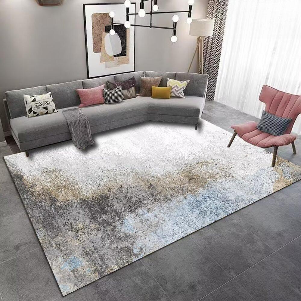 Nordic Abstract Carpet Living Room Ink Splash Area Rug Large Bedroom Decoration Home Rugs Washable Entryway Doormat Bath Mat