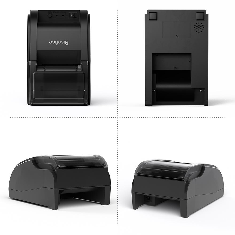Stampante Termica Per Ricevute Bisofice 58 Mm – USB+Bluetooth, Compatibile Con Windows, Android, IOS E App POS