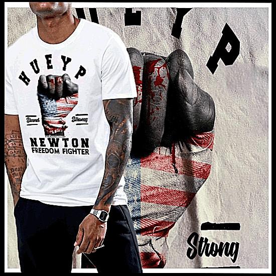 

Huey P Newton T-Shirt black history Melanin quote African Pride Freedom fighter S