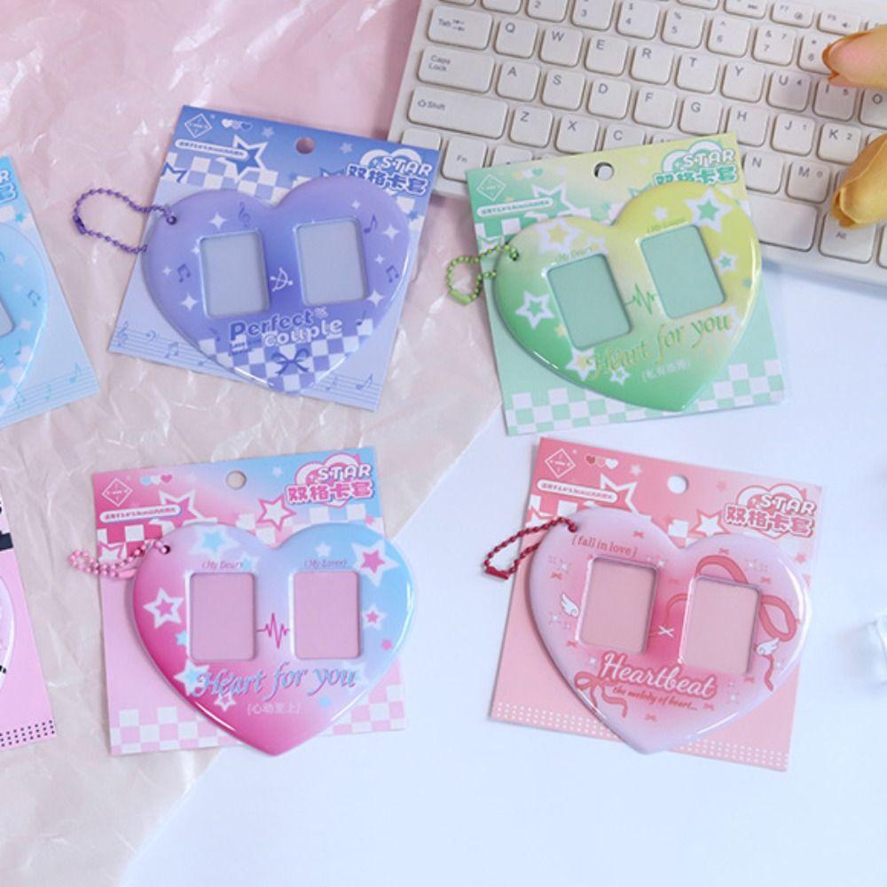 Korean Style Photo Card Holder Display Sleeves Idol Photo Protective Pendant  Hanging Accessory