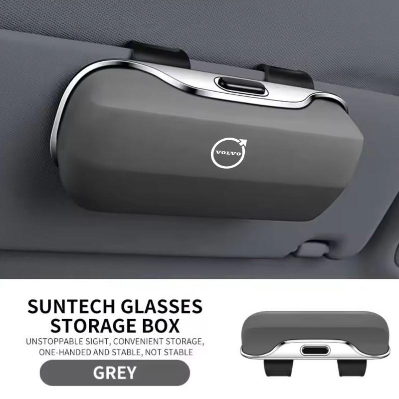 For Volvo XC40 XC60 XC70 XC90 S40 S60 S90 V40 V50 V60 V90 Car Visor Sunglasses Glasses Case Glasses Holder Clip Box Accessories