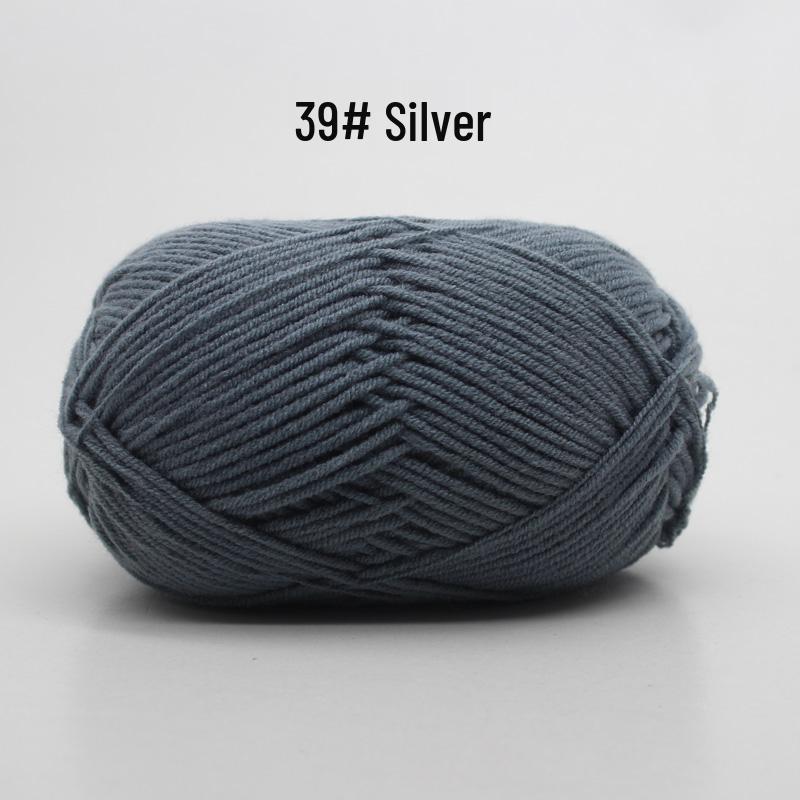 Medium Thick Handmade Cotton Baby Yarn for Knitting, Crochet, and DIY Projects