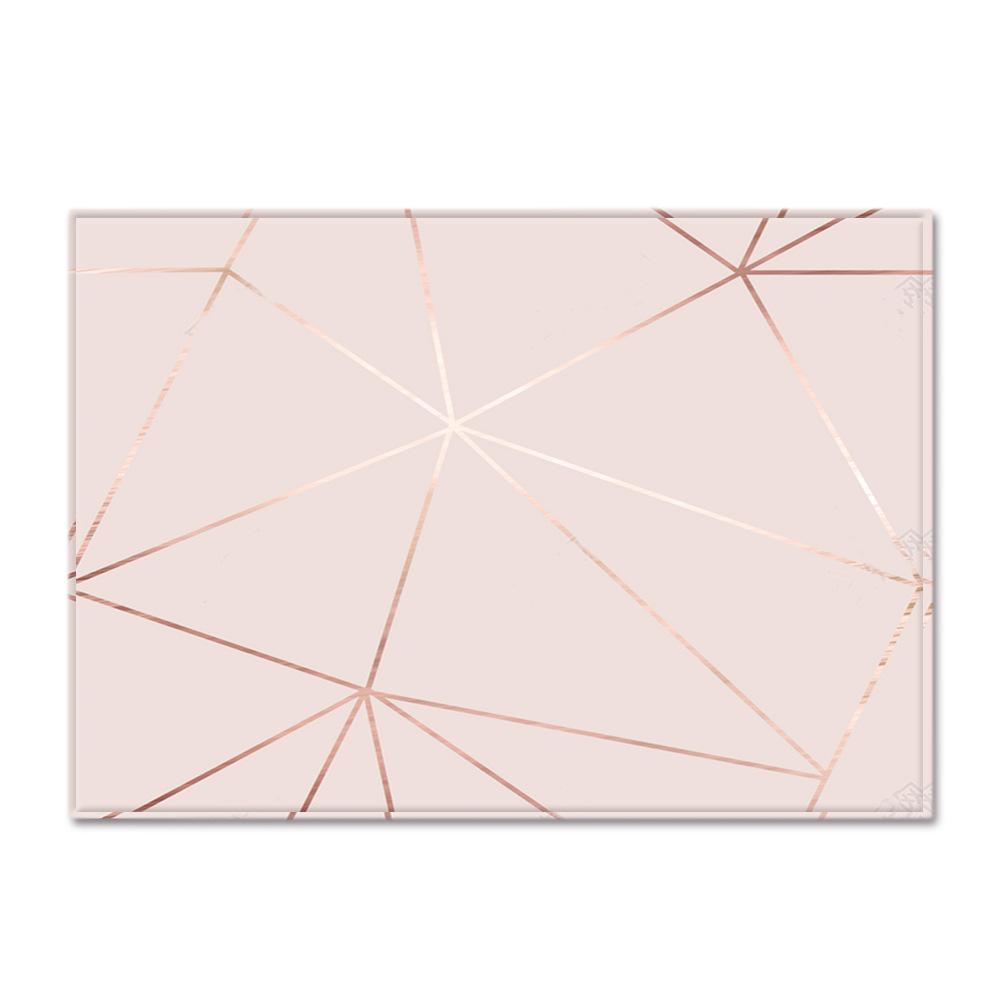 Textured Large Carpet Feather Wind Bedroom Floor Mat