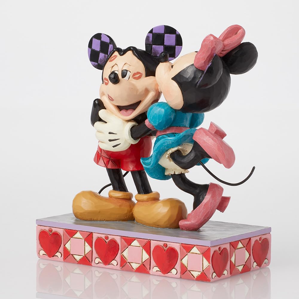 Disney Traditions Mickey Minnie Kiss Mark 6016327 &