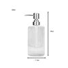 Clear Glass Soap Dispenser Lotion Dispenser Bottle 420ml Salon Dispenser Multipurpose Pump Soap Container for Home