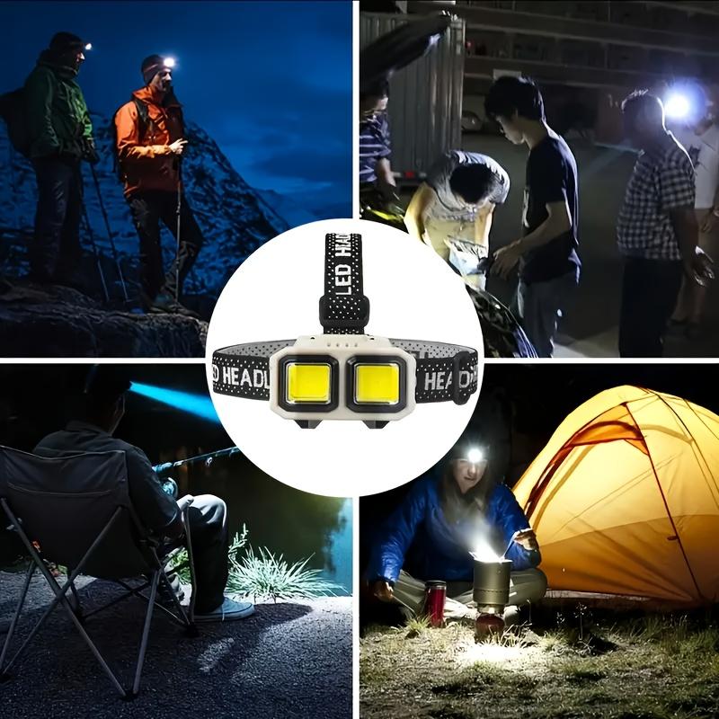 Super Bright LED Rechargeable Headlights with 4 Lighting Modes, Durable Maintenance, Outdoor, Fishing, Camping, Hiking, Night Riding, Gifts