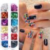 Laser Shiny Nail Art Sequins Holographic Nail Charms New Sequins Nail Decorations  French Manicure