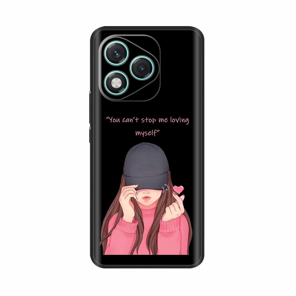 Honor 400 Lite Hülle, Luxus-Handyhülle für Honor 400 Lite, Stoßfeste Schutzhülle aus weichem Silikon, Rückseite