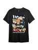 Haikyuu!! Anime Team Grafik Damen Baumwoll-T-Shirt, Premium Baumwollqualität Druck, Langlebig und Lang anhaltend, Lässig und Modisch