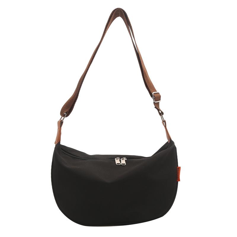 Canvas Bag Women's Crossbody Bag Large Capacity Forest Leisure Spring Bag Shoulder Bag College Students' Class Commuter Bag