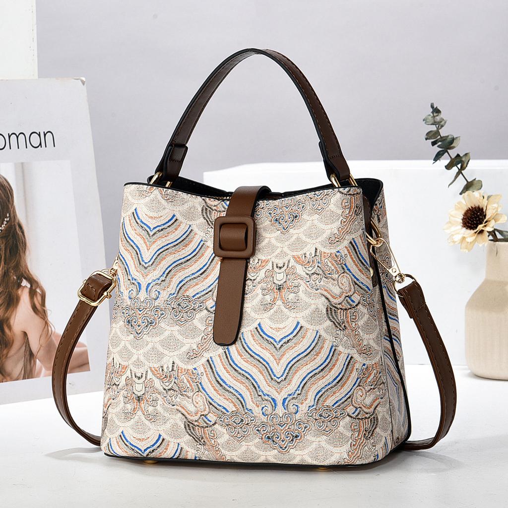 Bucket Bag Traditional Style Handbag Factory Women's Bag Fashion Versatile Trendy Shoulder Messenger Bag Bags