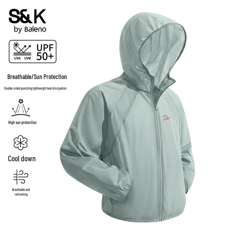 Baleno Men s S&K Series UPF50+ Cooling Sun Protection Hooded Jacket 3XL