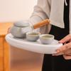Ji Hotel Tea Set Modern Office Japanese-style Household One Pot Two Cups Simple Kung Fu Tea Set with Tea Tray B & B