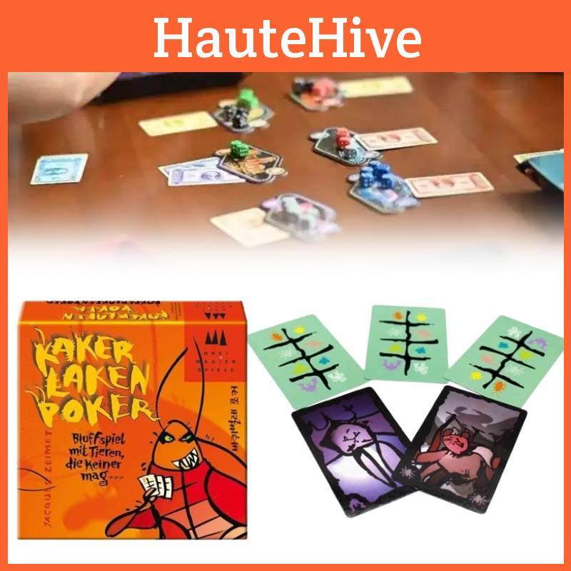 Poker Kaker Laken Card Board Game Family Party Prop Educational Toy Kids Gift