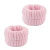 Wristband for Washing Soft Flannel Wrist Strap Reusable Face Makeup Towel Wrist Velvet Towel  Girls Elastic Face Wash