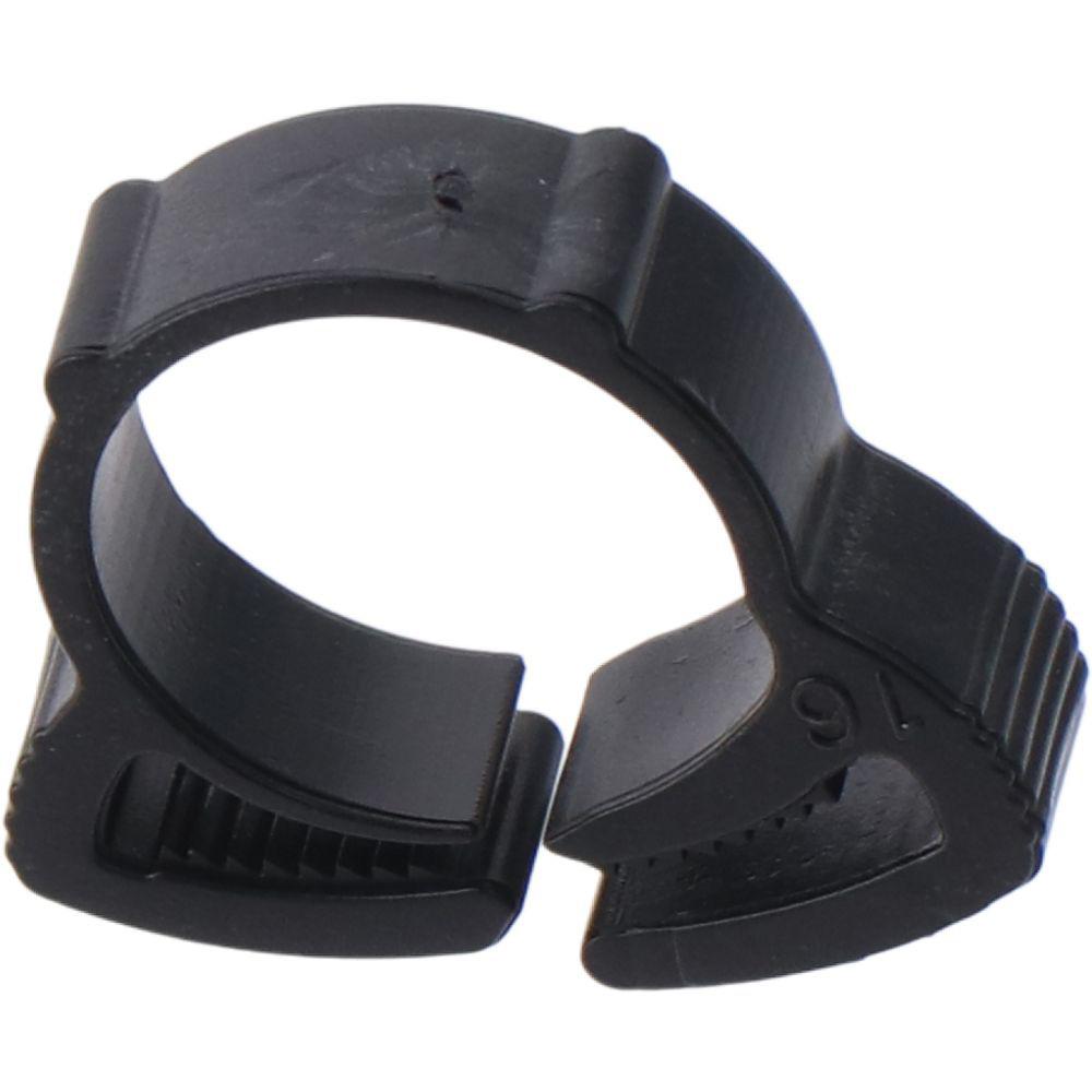 10 Pack Nylon Heavy Duty Double Gripping Black Snap Grip Nylon Plastic Hose Clamps  Tubing/Hose