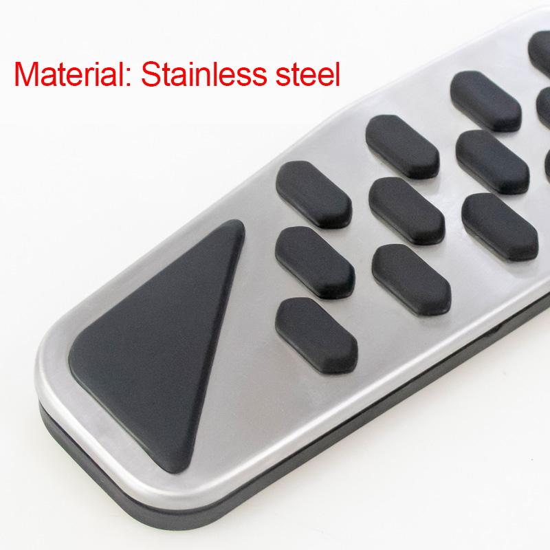 For Jeep Wrangler JK JL 2007-2017 2018    2022 Car Foot Rest Pedal Fuel Accelerator Brake Pedals Cover Non-slip Pad