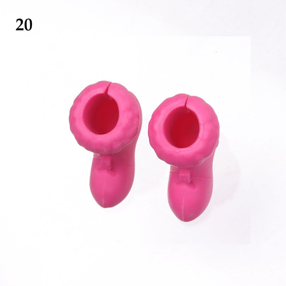 Colorful Foot Length 2.2cm Fashion Doll Shoes High Heels Shoes 1/6 Dolls Boot Accessories