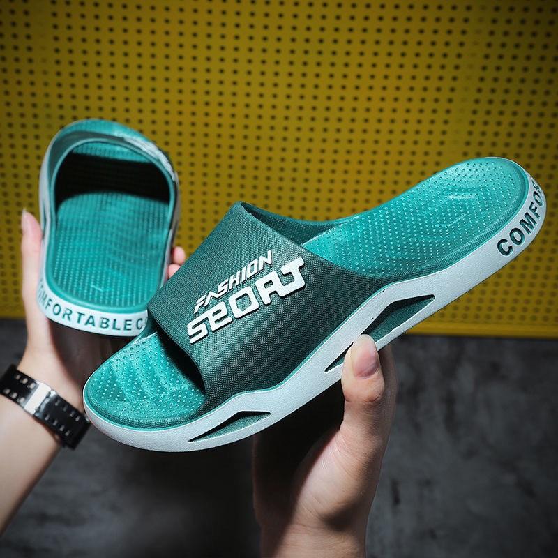 Fashion 2025 Summer Unisex Thick EVA Couple Slippers Breathable Non-Slip Indoor/Bathroom Sandals for Men & Women Outdoor Slipper