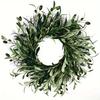 Olive Fruit Wreath Door Decoration - Handmade Artificial Flowers for Home Wall Hanging