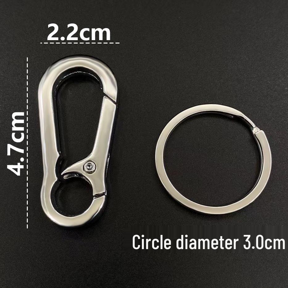 

Брелок Подвеска для ключей автомобиля: Металлическое кольцо против потери для талии Single Circle