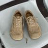 Soft-Soled Shoes Men'S Commuter Trendy Sports Shoes Moral Training Shoes Flat-Soled Big Head Shoes Lace-Up Retro Casual Shoes