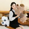 Cute Dog Pillow Plush Toys for Girls' Bedside Pillows Office Waist Leaning On Children's Doll Ring Gifts