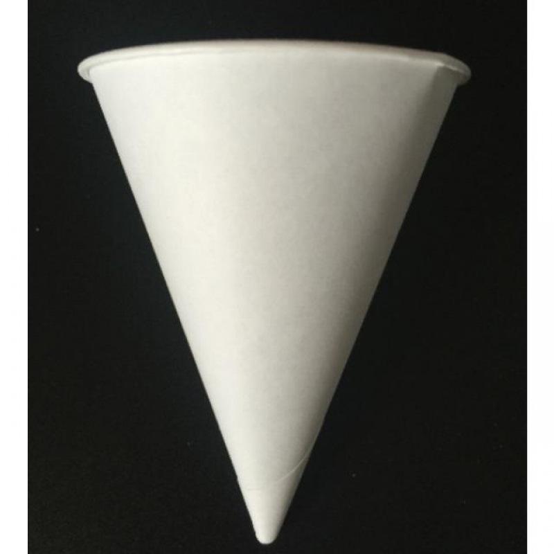 Paper Cone Cups for Drinks - Disposable and Pointed Bottom Design 3.7 oz Paper Cup, 200 Pack