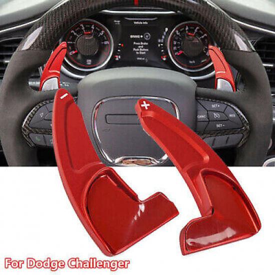 Aluminum Steering Wheel Shift Paddle Extended Shifter Trim for Challenger 15-19