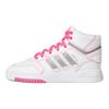 adidas Originals Drop Step Synthetic Leather Retro Casual Non-Slip Durable High-Top Skate Shoes Women Sneakers White Pink FV4883