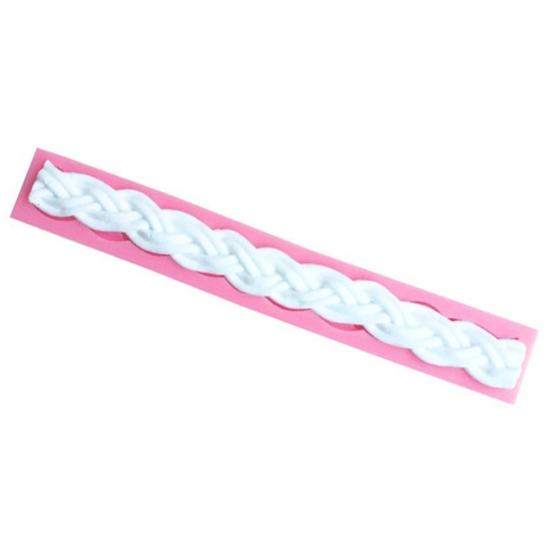 Long Braid Rope Silicone DIY Chocolate Fondant Cake Decorating Mold Baking Tool