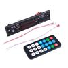 Kebidu Módulo de audio para automóvil Bluetooth Placa decodificadora de MP3 Auto Reproductor de música de alta calidad Radio FM WMA con amplificador de control remoto Soporte USB TF AUX
