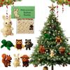 3D Animals Button Highland Cow Craft Kit Plastic Pre-Cut DIY Highland Cow Craft Kit  Indoor Decor