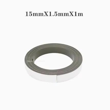 1-10M DIY Strong Flexible Magnet Strip Self Adhesive Magnetic Tape Rubber Magnet Tape Soft strip tape strong back glue 39.37inch