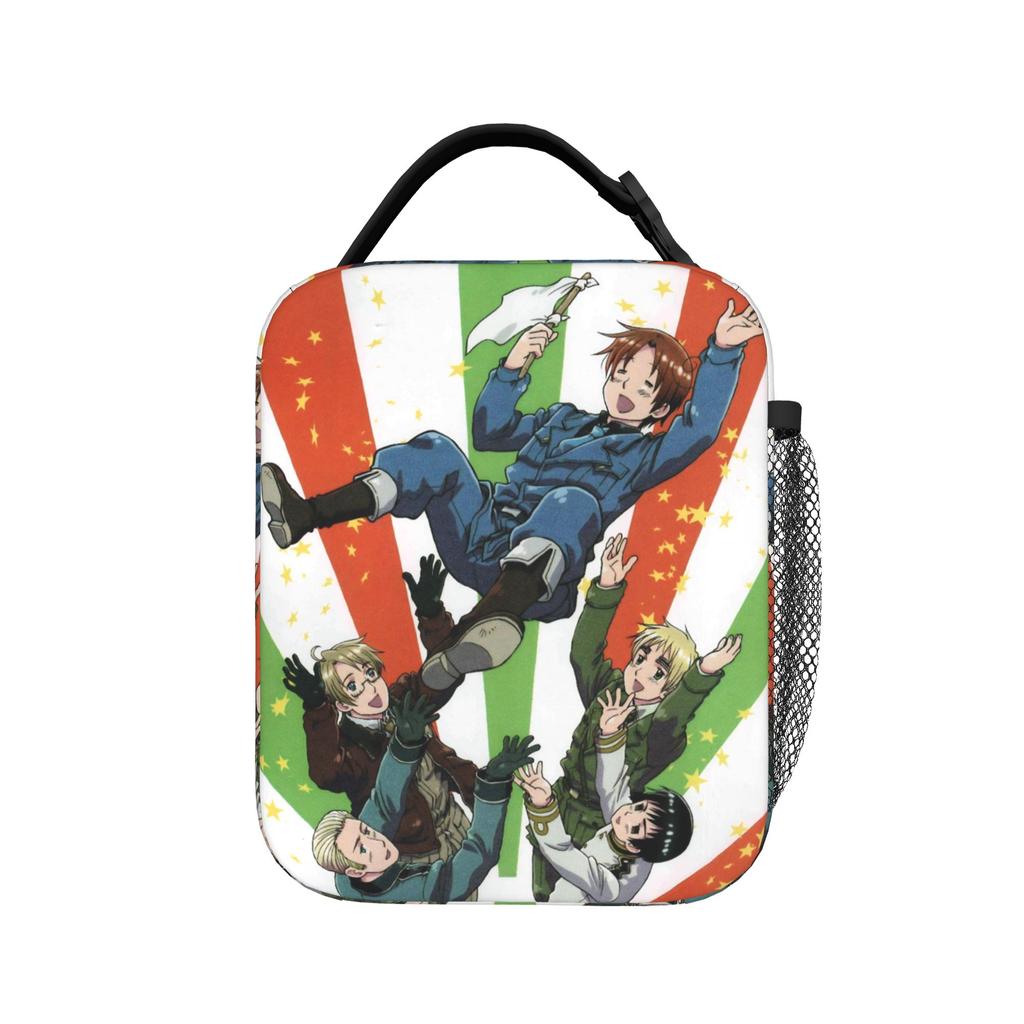 Hetalias Axis Powers Thermal Insulated Lunch Bag for Office Portable Food Bag Men Women Cooler Thermal Lunch Boxes