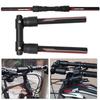 EBTOOLS Foldable Bicycle Handlebars, Aluminum Alloy, DIY Replacement Accessories for Cycling Bikes, Bicycles, and Electric Vehicles, 25.4mm/31.8mm
