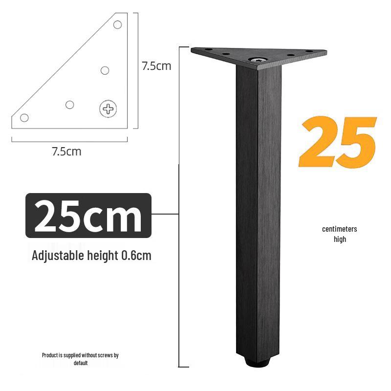 Triangular Aluminum Alloy Adjustable Sofa and Cabinet Legs