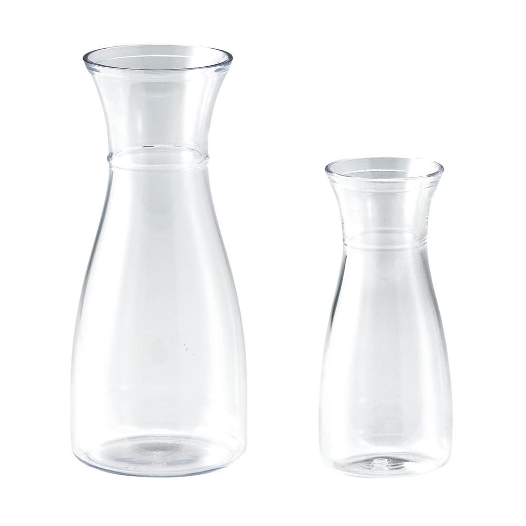 CLAY Unbreakable Polycarbonate Flower Vase with Carafe (2 pieces, 2 sizes) (Carafe Set)