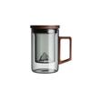 ZISIZ Glass Tea Infuser Cup
