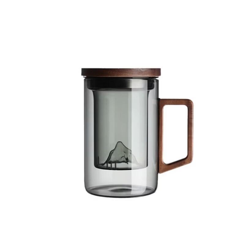 ZISIZ Glass Tea Infuser Cup