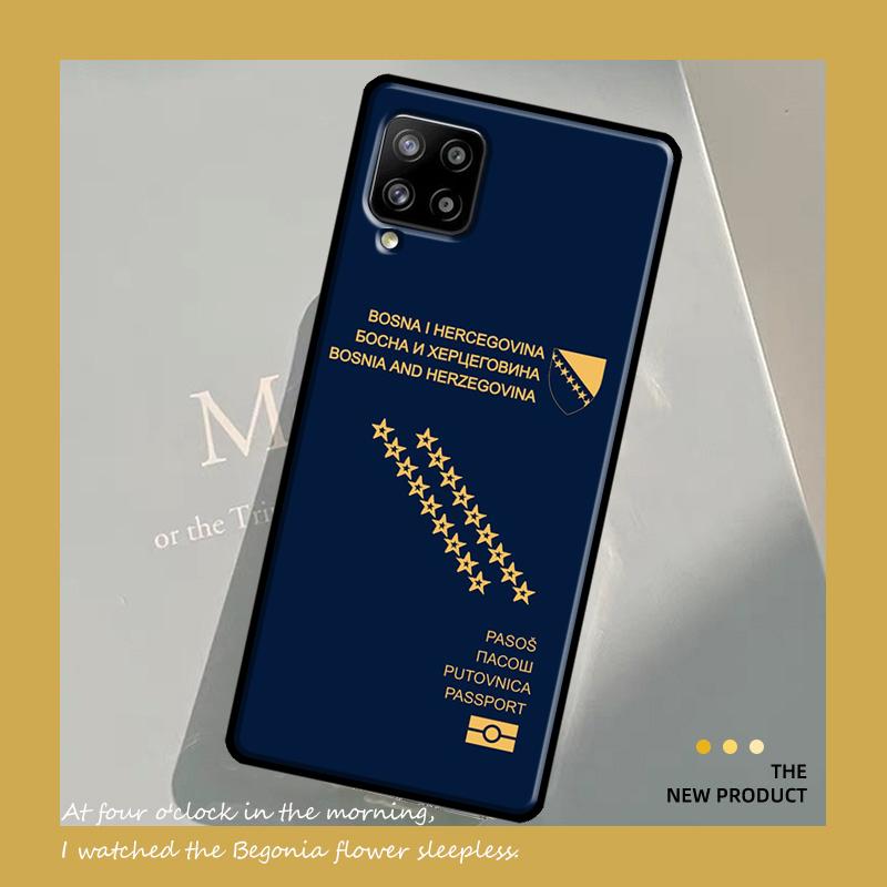 Algerian Russia Serbian Spain Passport Case For Samsung Galaxy A54 A34 A53 A13 A32 A52 A14 A51 A71 A23 A33 A73 A12 A21S Coque