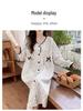 Autumn/Winter Postpartum Nursing Nightgown: Thick Air Cotton Maternity Pajamas for Spring and Autumn