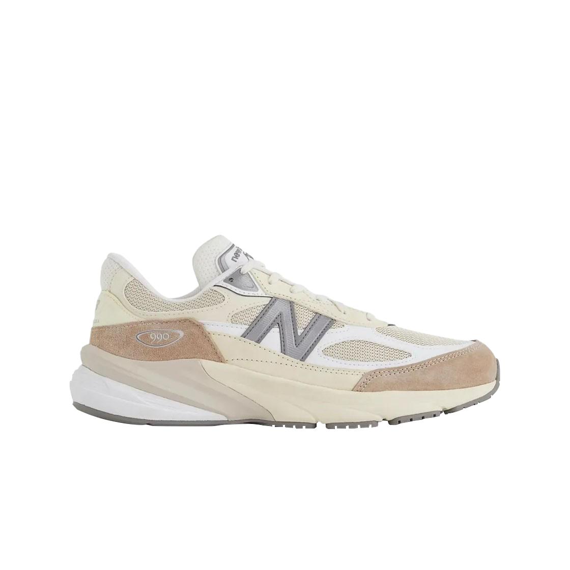 

New Balance 990v6 Made in USA Кремовые мужские кроссовки Mindful Grey M990SS6