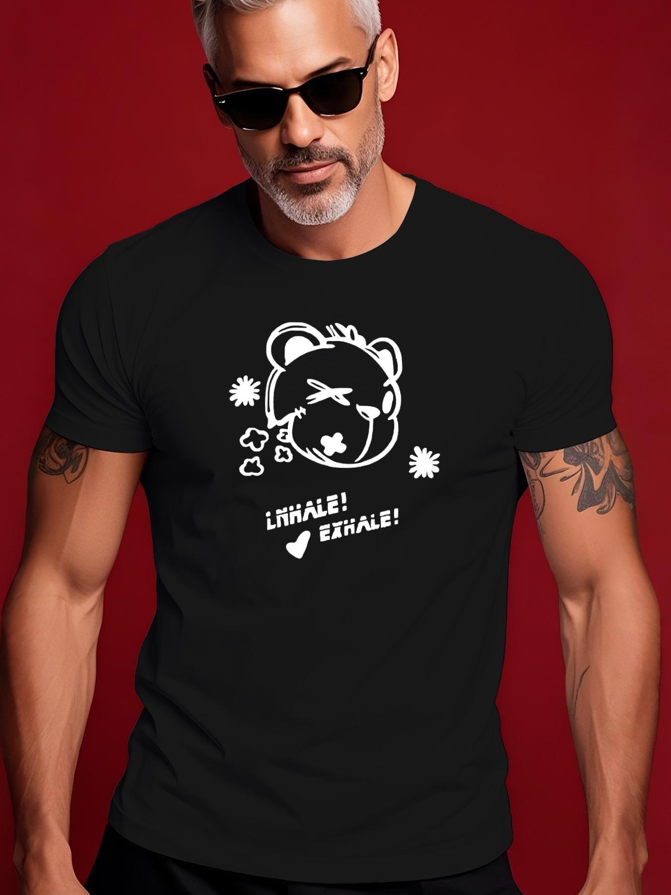 Graphic Tshirt - Maroon Casual Streetwear Tee for Everyda... S