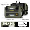 Motorcycle Waterproof Saddlebags Motorcycle Outdoor Long-Distance Riding Large Capacity Side Bag Back Seat Storage Bag
