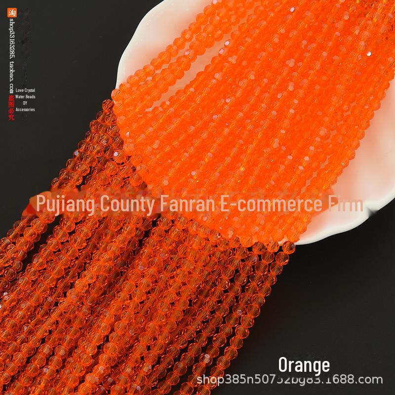 Crystal Globe Beads: 4mm DIY Jewelry, Tassel, Clothing & Luggage Accessories